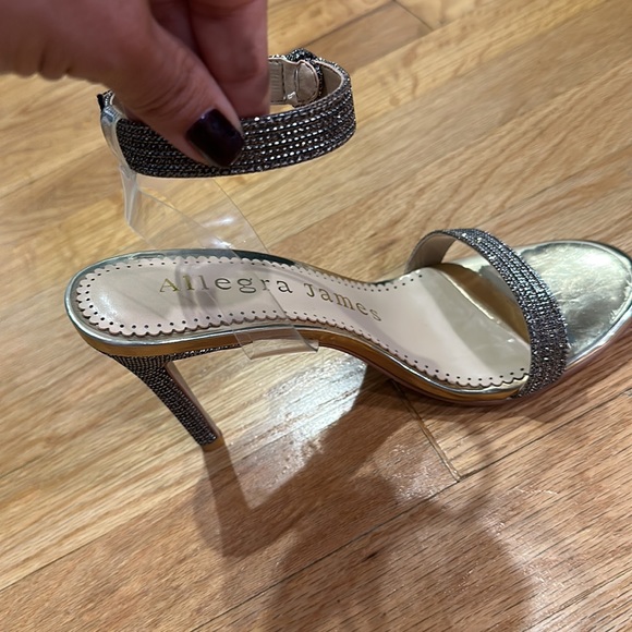 Allegra James Gold Disco Sandal Pump size 7 - Picture 3 of 3